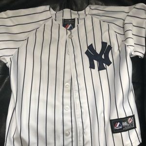 New York Yankees Youth Size 7 Teixeira Jersey